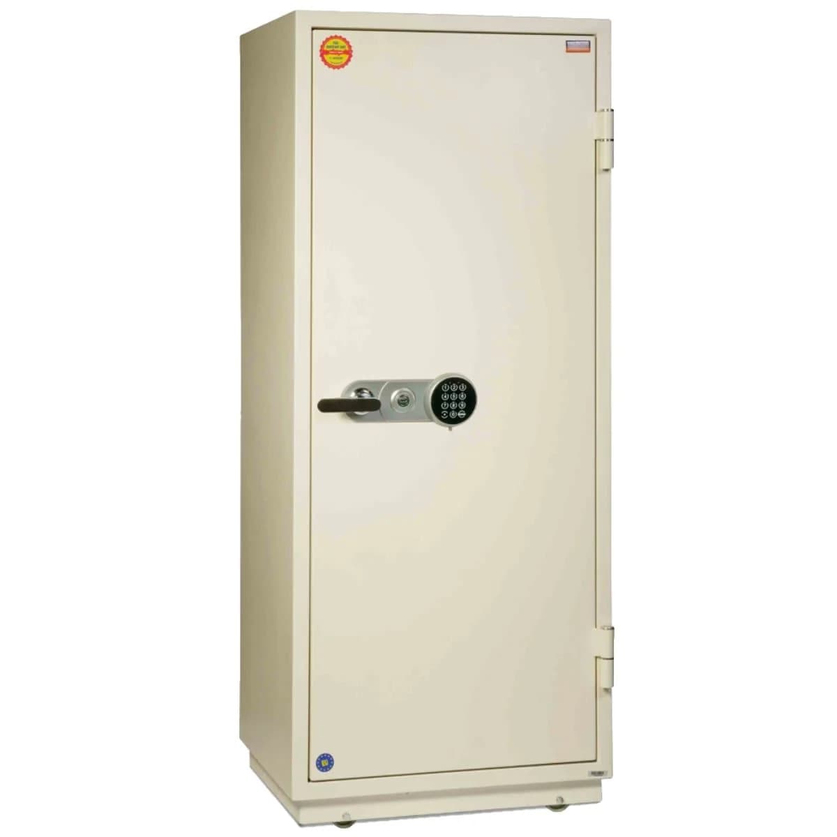 Valberg FRS-165 EL Fire Resistant Safe – 60 Minutes Fireproof Document Safe with Digital & Key Lock | Secure Home and Office Safe Box