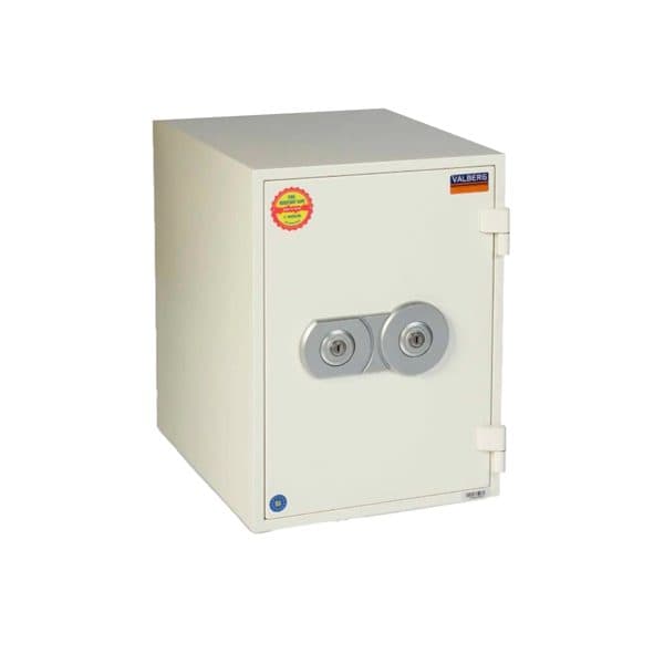 Valberg FRS-51KL Fire Resistant Safe – 60 Minutes Fireproof Document Safe with Dual Key Lock | Heavy-Duty Home and Office Security Safe Box in UAE