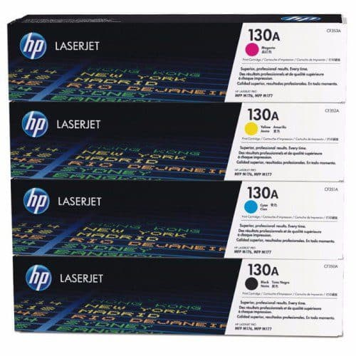 HP 130A Black Toner Cartridge – Original LaserJet CF350A | Genuine HP Cartridge for Crisp, Professional Printing