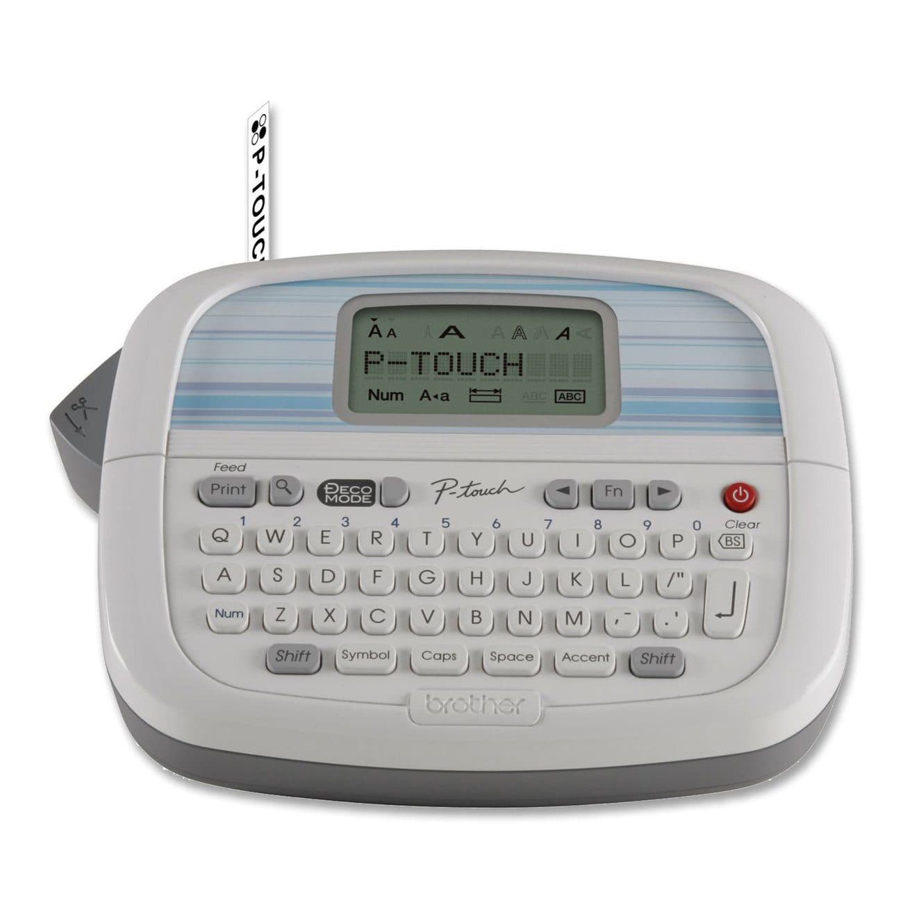 Brother P-Touch PT-90 Handheld Label Maker – Portable, Easy-to-Use Label Printer with Multiple Font Styles & Frames – For Home, School & Office