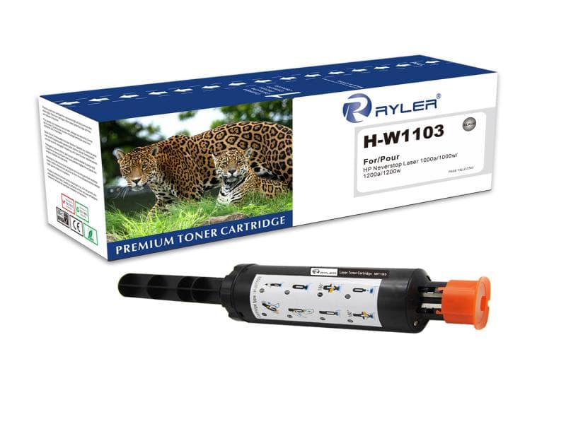 Compatible HP W1103 - 103A Reload Kit, Black Toner Cartridges Ryler