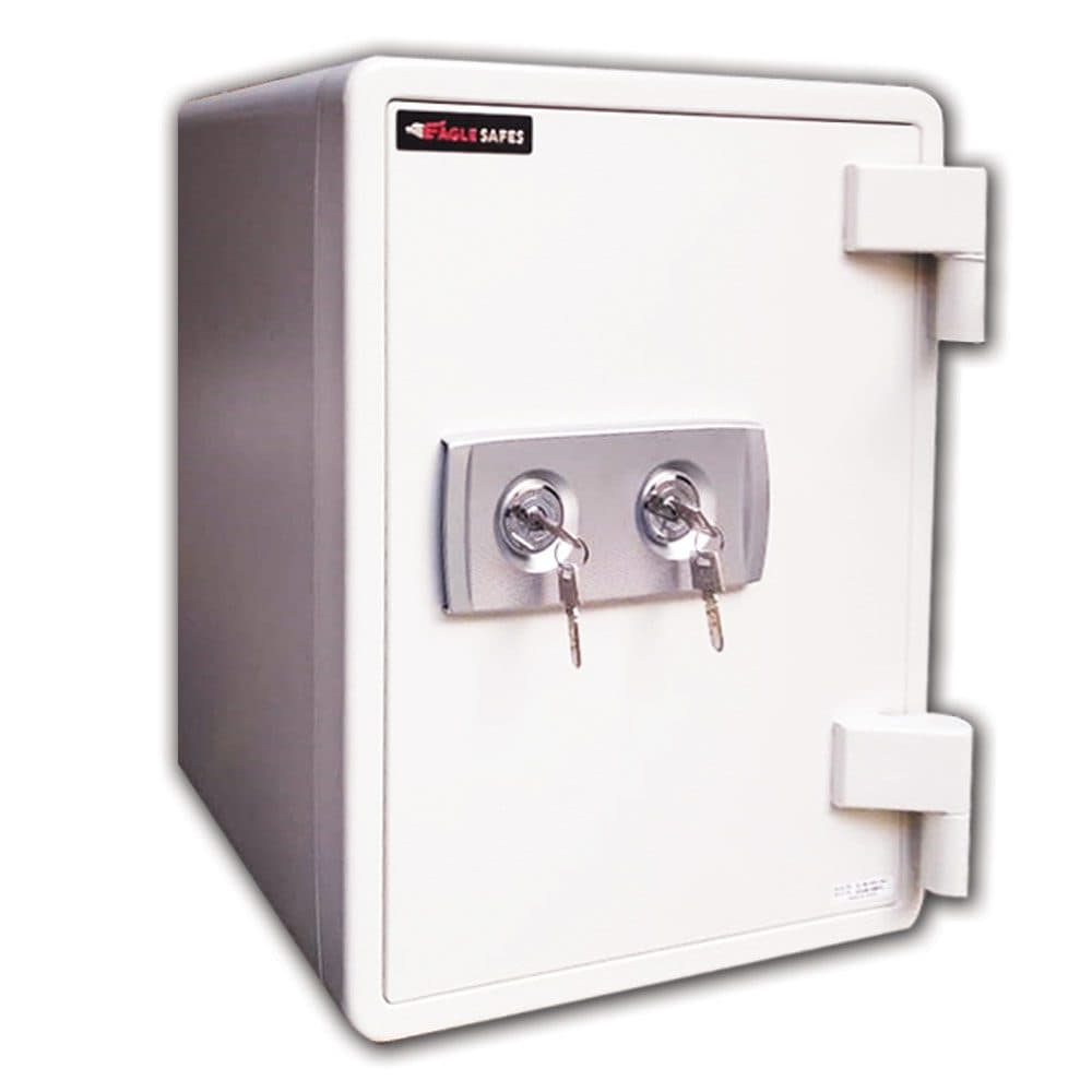 Eagle Safe SS-M031KK Fire Resistant Safe (2 Key Lock), White