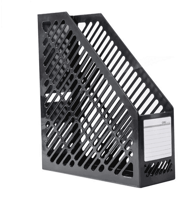 Plastic Magazine File Holder – Desktop Document & Folder Organizer