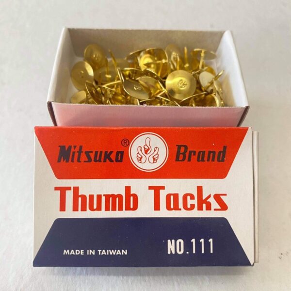 golden thumbtacks